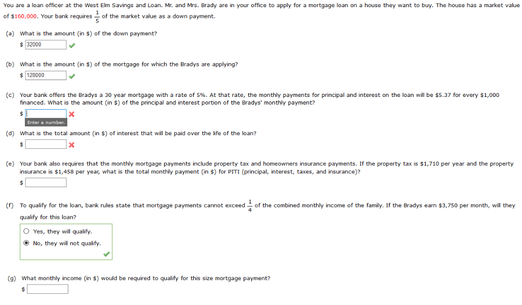 Solved You are a loan officer at the West Elm Savings and