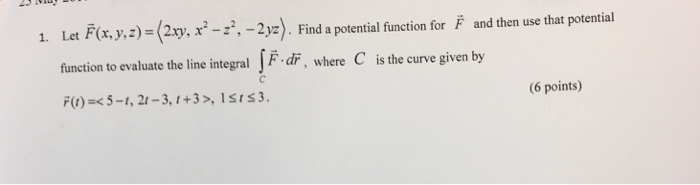 Solved Let F X Y Z 2xy X 2 Z 2 2yz Find A