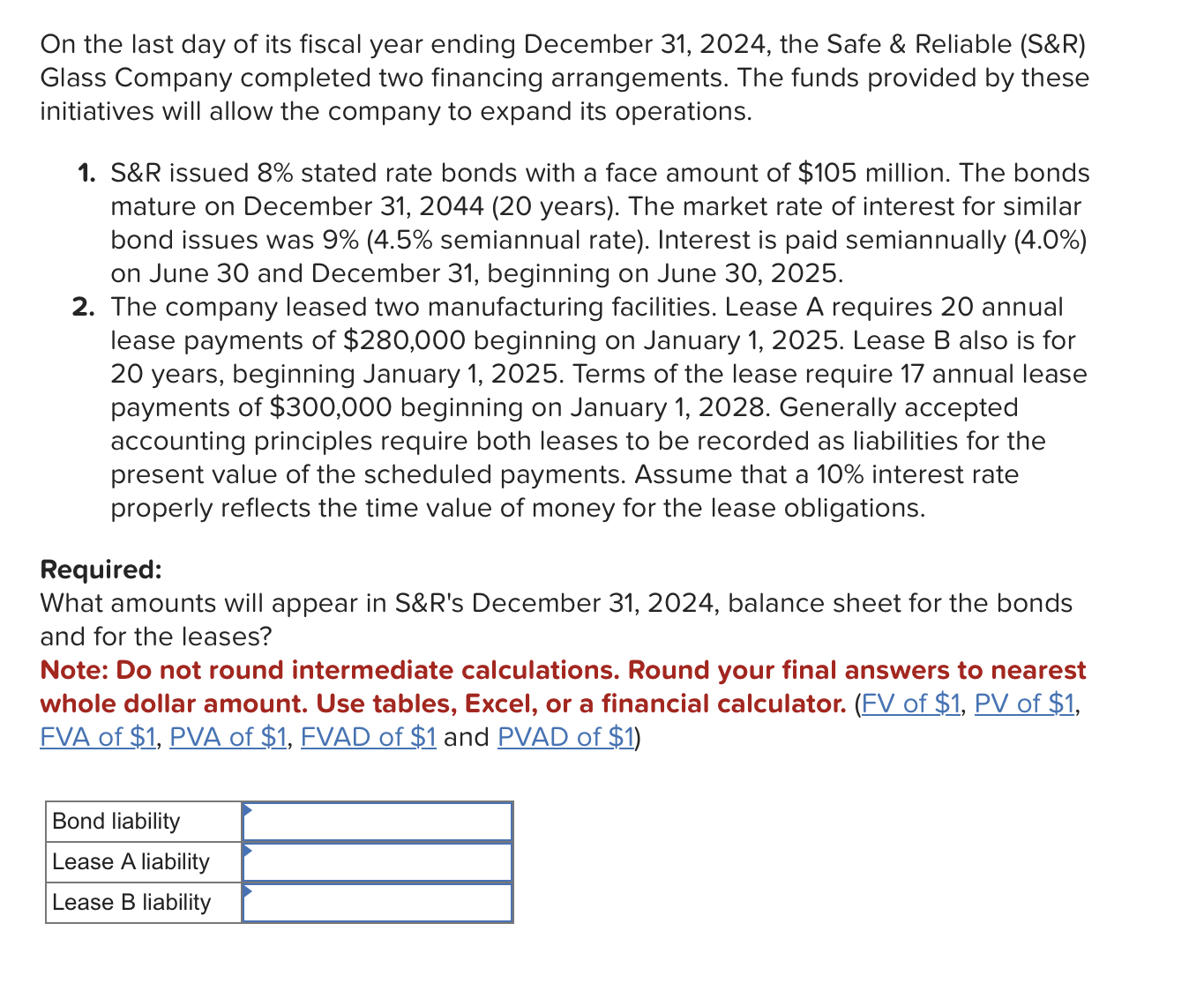 Solved On the last day of its fiscal year ending December