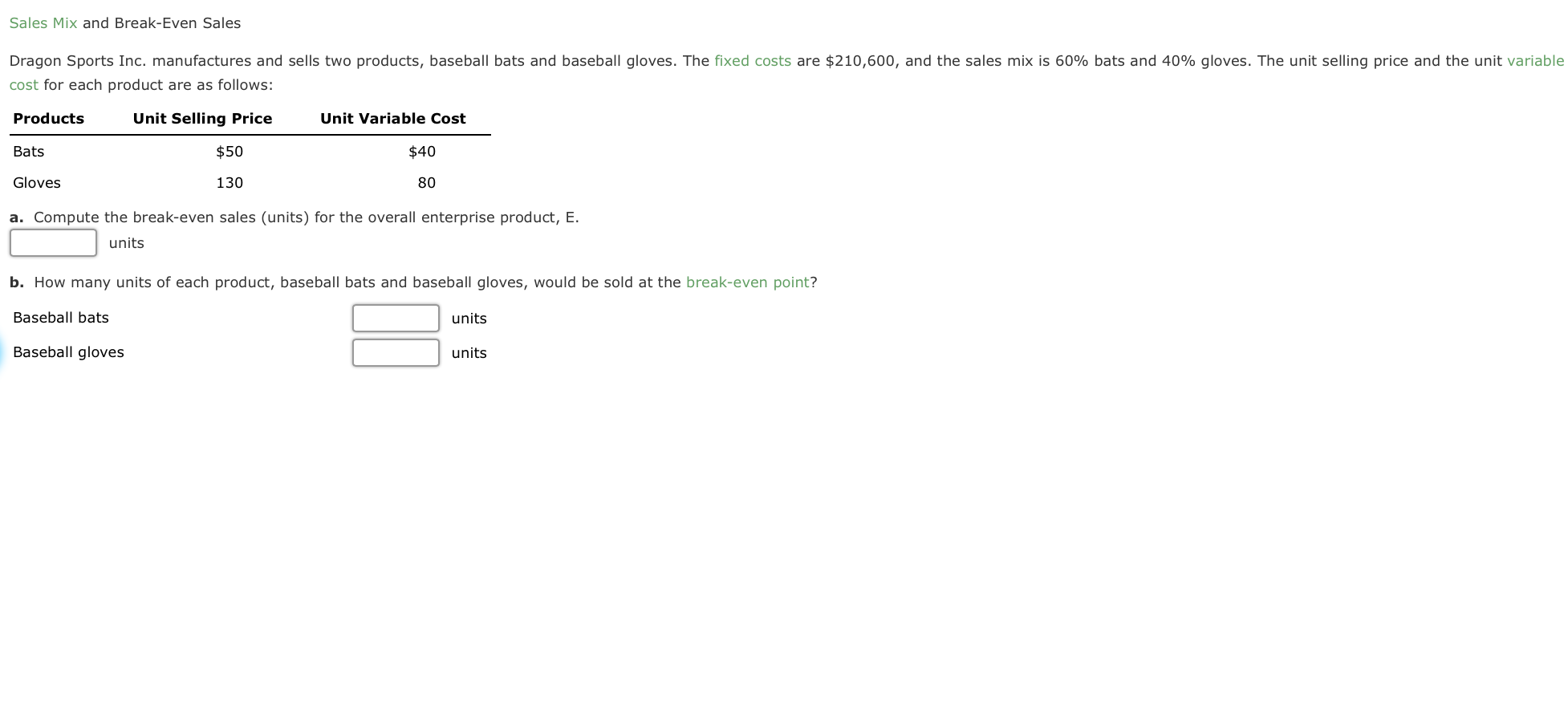 solved-break-even-sales-and-cost-volume-profit-chart-for-the-chegg