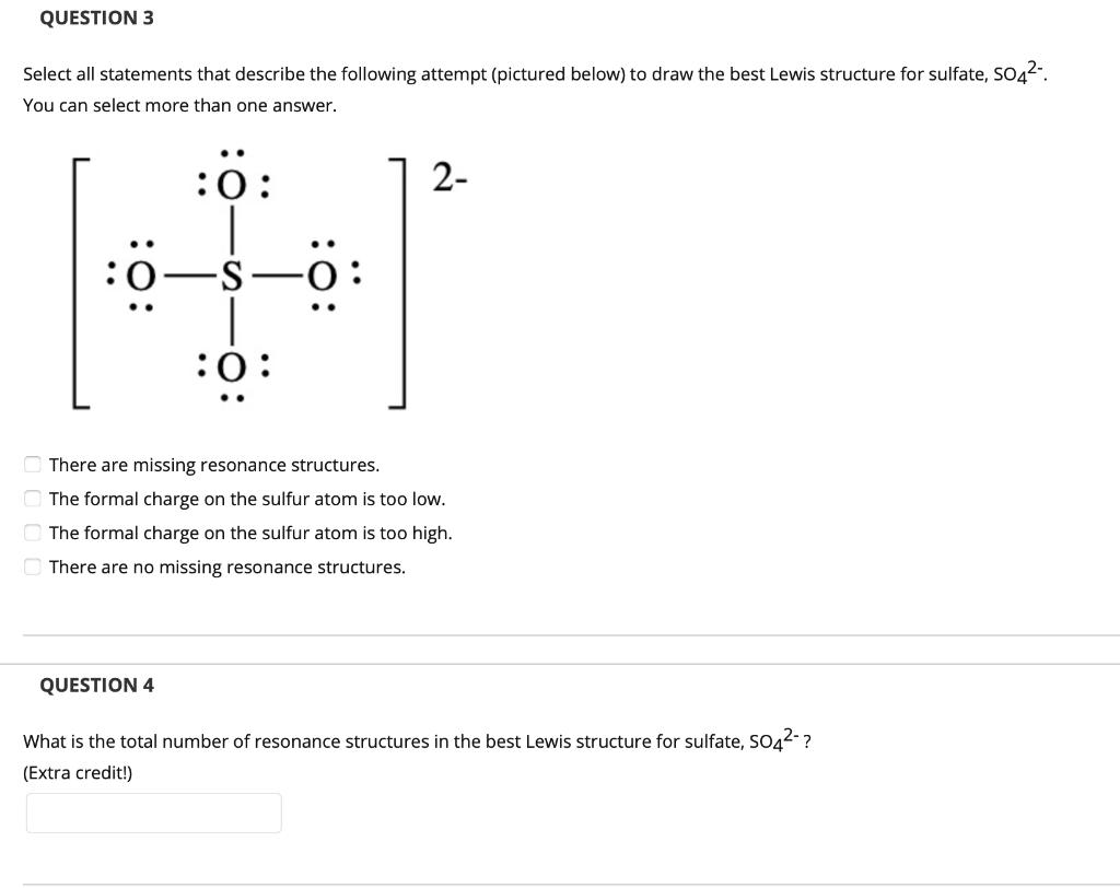 Solved QUESTION 1 A student draws the following structure | Chegg.com