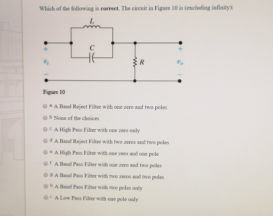 Solved Which of the following is correct. The circuit in | Chegg.com