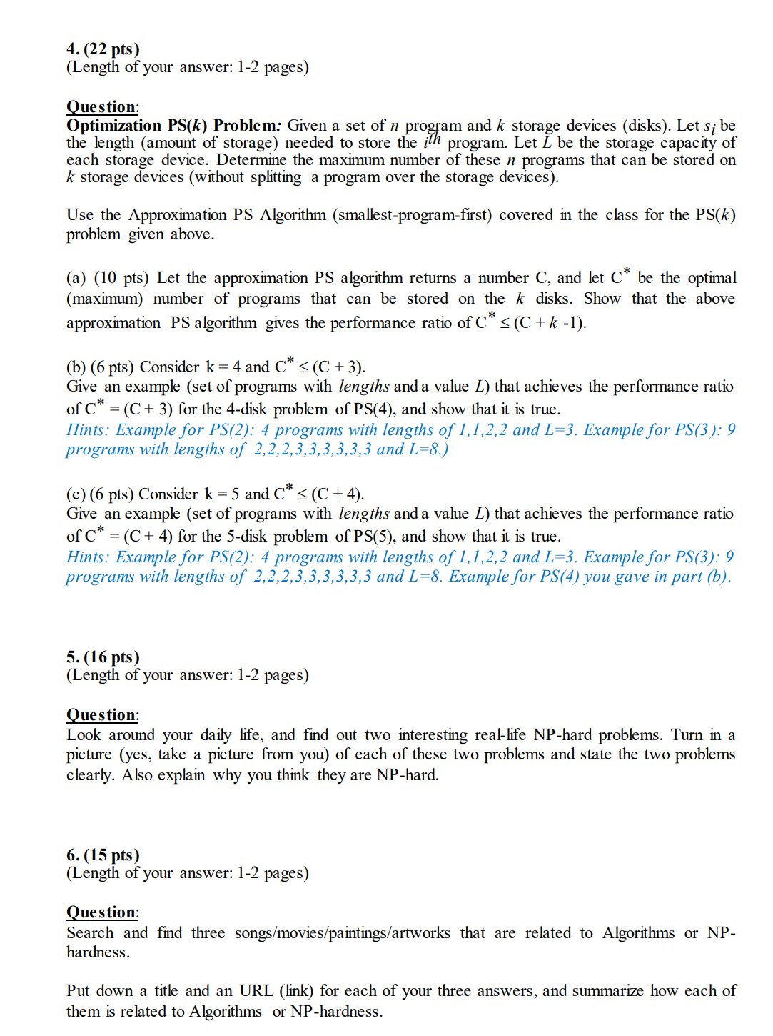 Solved I need answers to question 5 and 6. Typed submission | Chegg.com