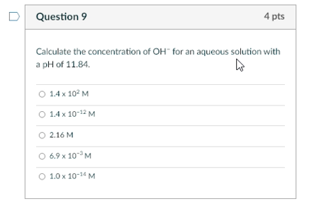 Solved Question 8 4 pts a The lab stock room has 500 mL of a | Chegg.com