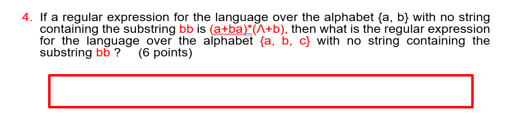 Solved If A Regular Expression For The Language Over The | Chegg.com