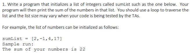 Solved - Python - User should be able to enter the numbers | Chegg.com