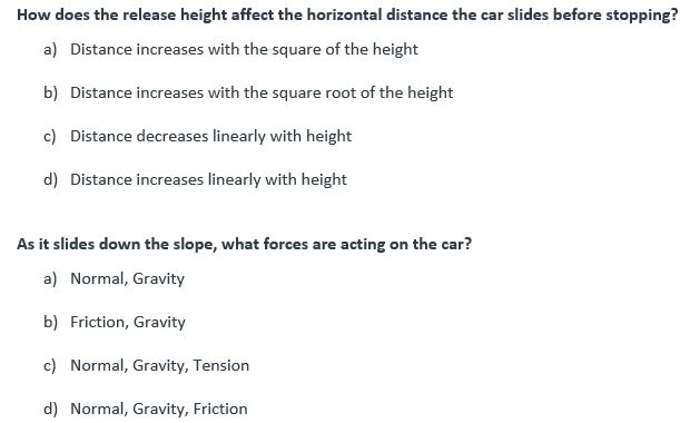 Solved How does the release height affect the horizontal Chegg