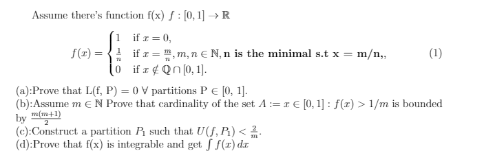 Solved Assume There S Function F X F 0 1 R 1 If R Chegg Com