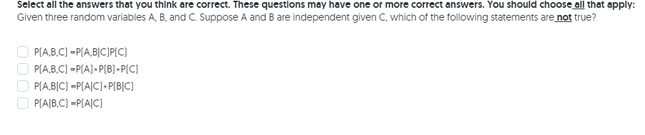 Solved Select all the answers that you think are correct. | Chegg.com