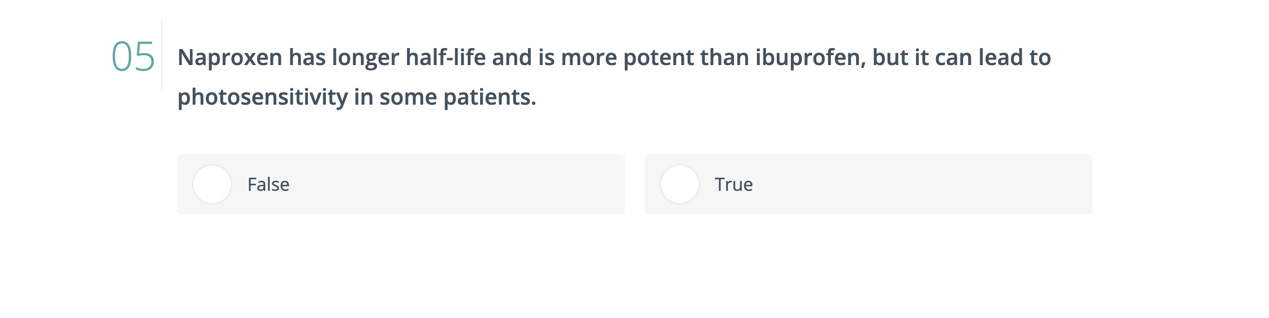Solved Naproxen has longer halflife and is more potent than