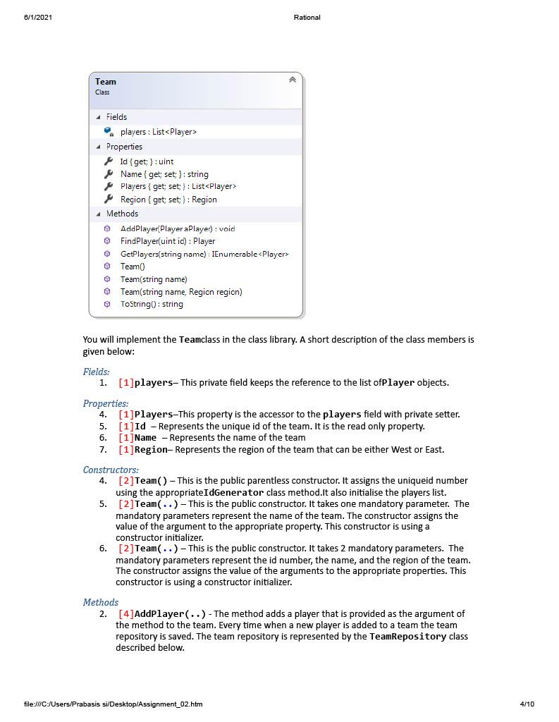 programming assignment rationals