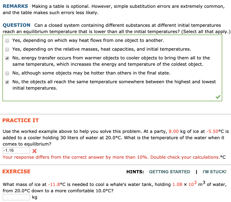 Solved GOAL Solve a problem involving heat transfer and a | Chegg.com