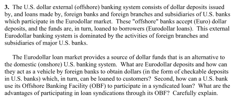 offshore banking