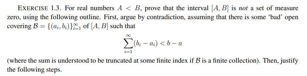 Solved EXERCISE 1.3. For Real Numbers A