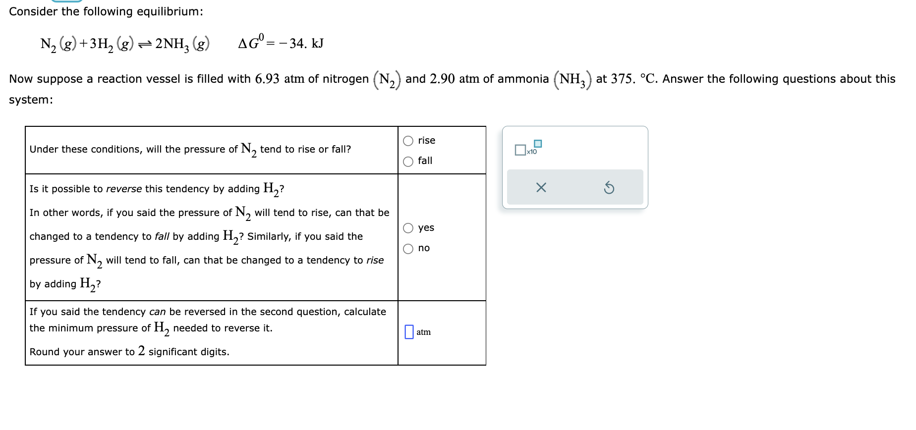 Solved Consider The Following Equilibrium: | Chegg.com