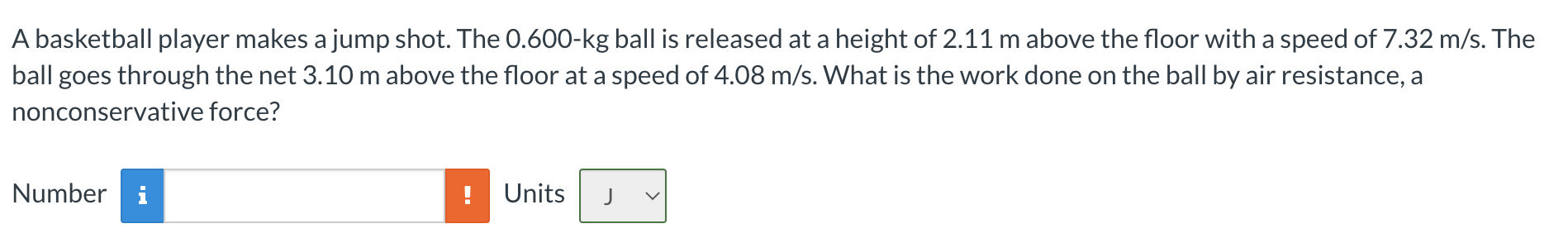 Solved A basketball player makes a jump shot. The 0.600-kg | Chegg.com