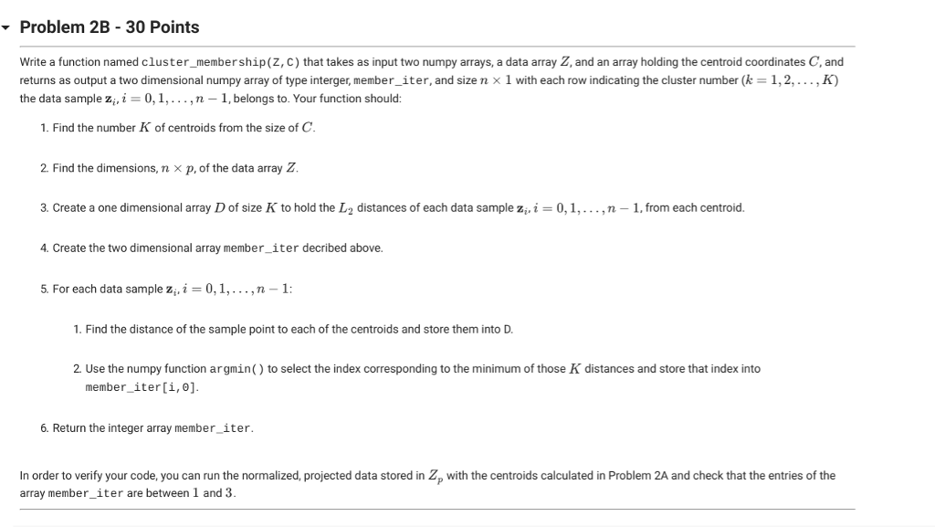 Solved Problem 2B 30 Points Write a function named Chegg