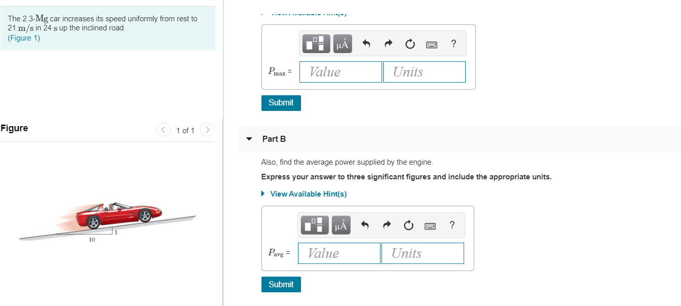 Solved The 2 3 Mg Car Increases Its Speed Uniformly From Chegg Com