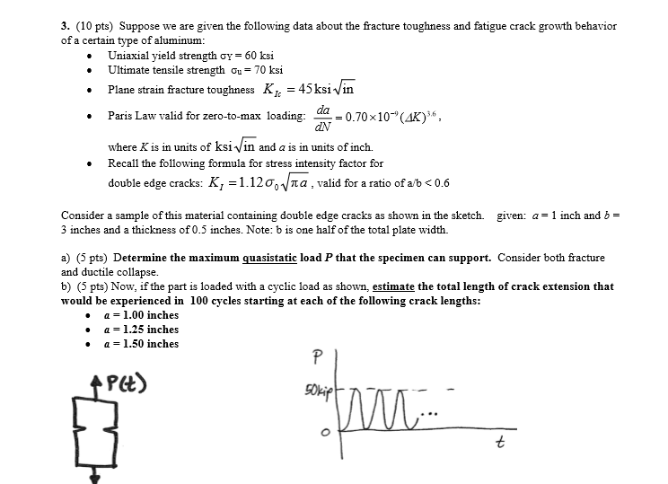 Solved 3 10 Pts Suppose We Are Given The Following Dat Chegg Com