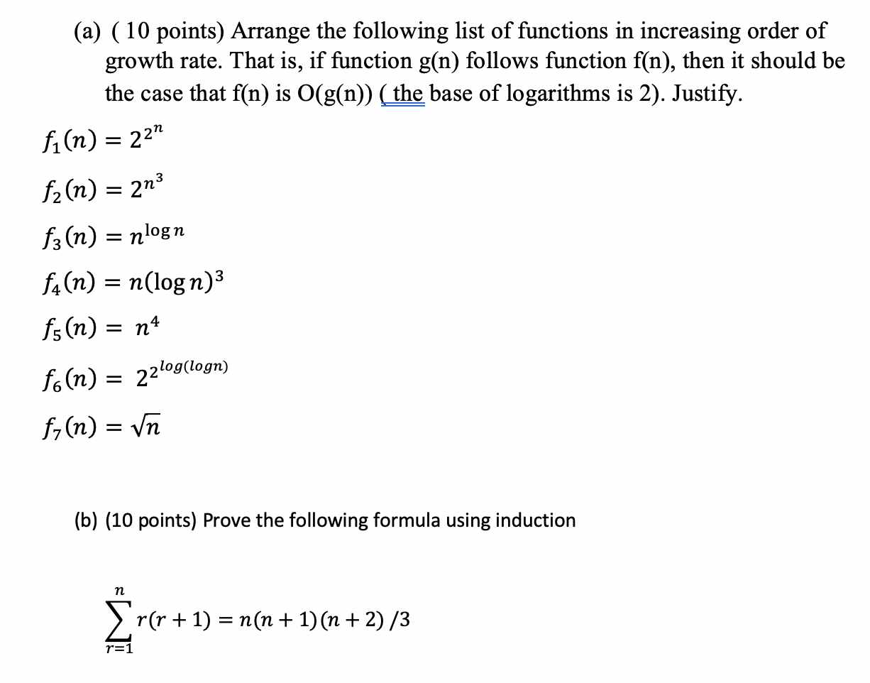 solved-a-10-points-arrange-the-following-list-of-chegg