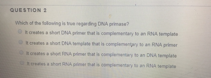Solved QUESTION 2 Which of the following is true regarding | Chegg.com