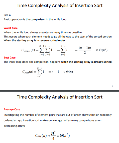 Solved Use mathematical analysis to find Computation of Time | Chegg.com