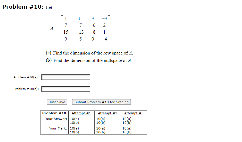 Solved Problem 10 Let 7 1 7 15 9 1 3 6 13 8 5 0 Chegg Com