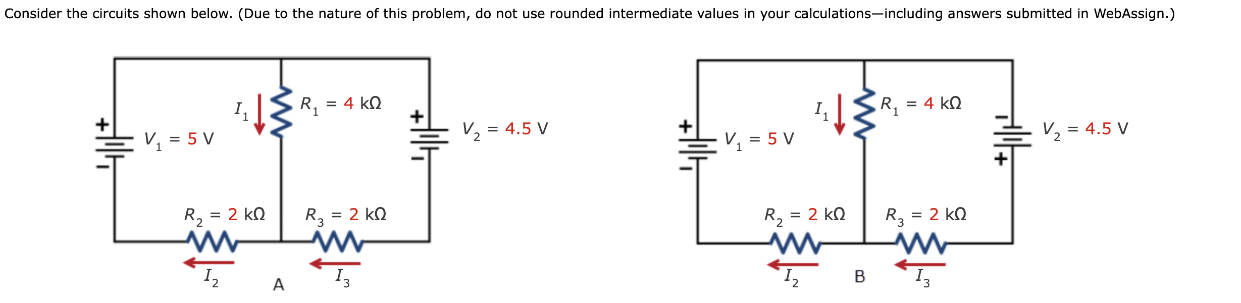 Solved (a) What is the current through each resistor in part | Chegg.com