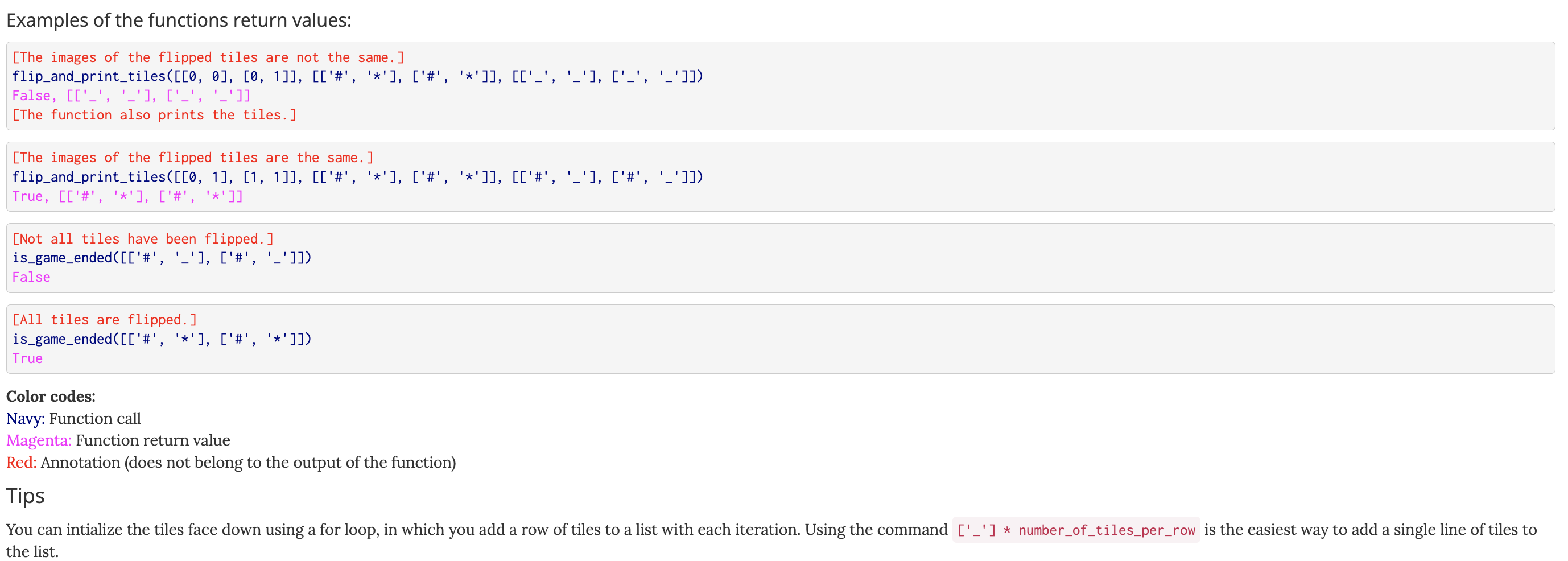 Solved Flipping tiles Memory game python Flipping tiles