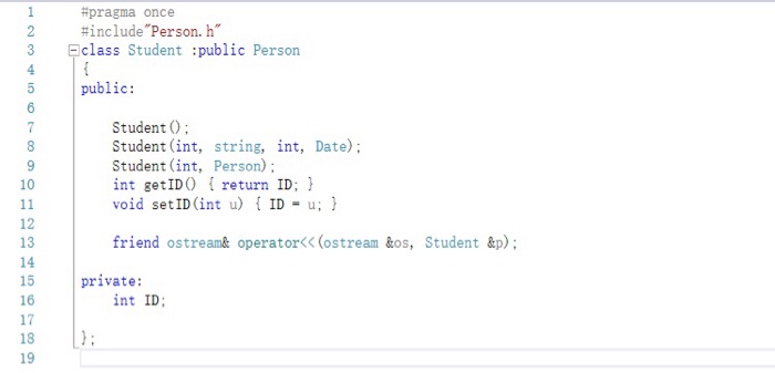 Solved Pragma Once #include Using Namespace Std 6 Class Date | Chegg.com