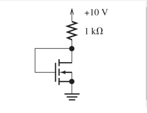 Solved Consider the circuit shown in (Figure 1). The MOSFET | Chegg.com