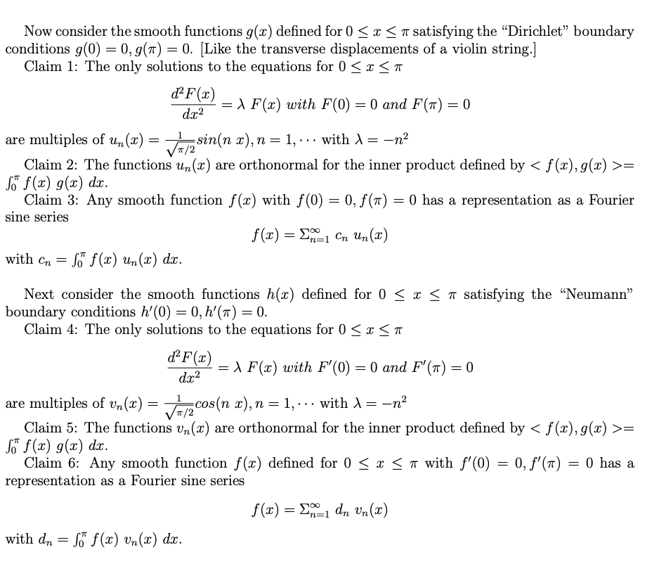 Problem B Application To Fourier Series A Standar Chegg Com