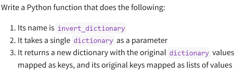 Solved Write a Python function that does the following: 1. | Chegg.com