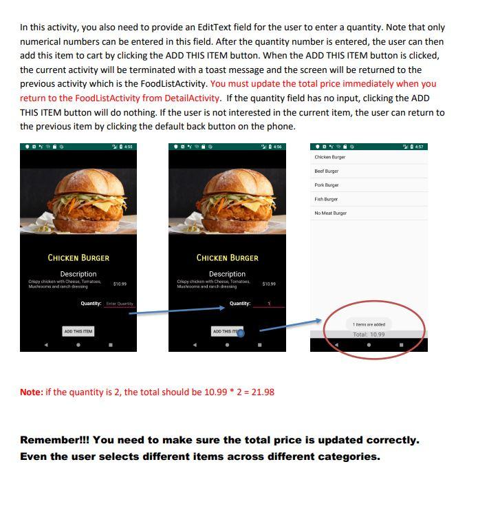 Solved This is an android mobile app. Please answer in | Chegg.com