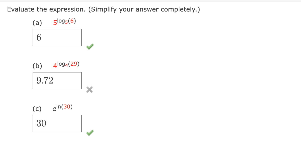 Solved Evaluate The Expression. (Simplify Your Answer | Chegg.com