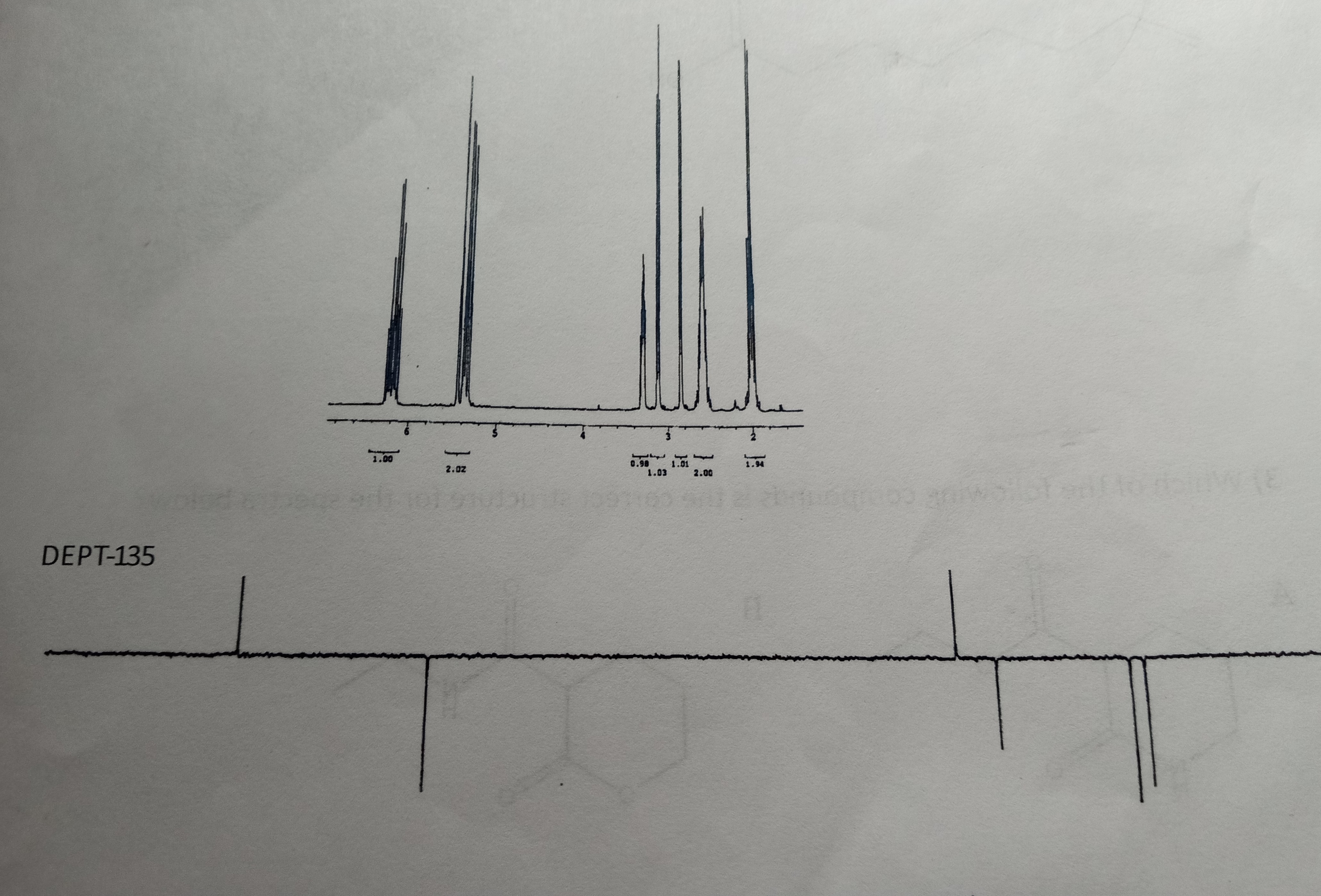 Solved What is the structure of the molecule with formular | Chegg.com