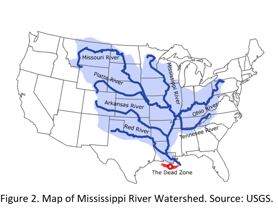 mississippi river tributaries map