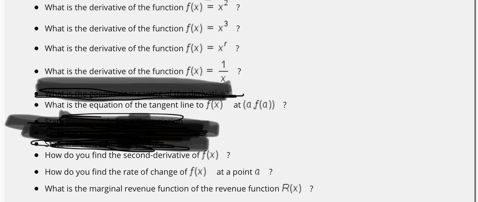 how to find derivative of f(x)