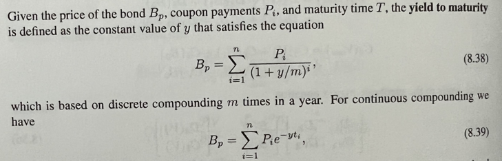 Solved Show That The Bond Prices Bp Given By (8.38) | Chegg.com