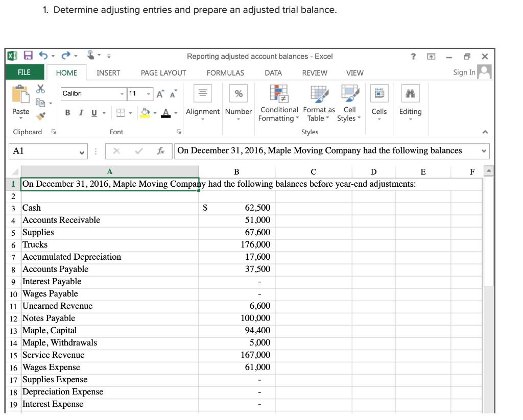 solved-1-determine-adjusting-entries-and-prepare-an-chegg