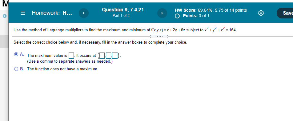 Solved M = Homework: H... | Chegg.com