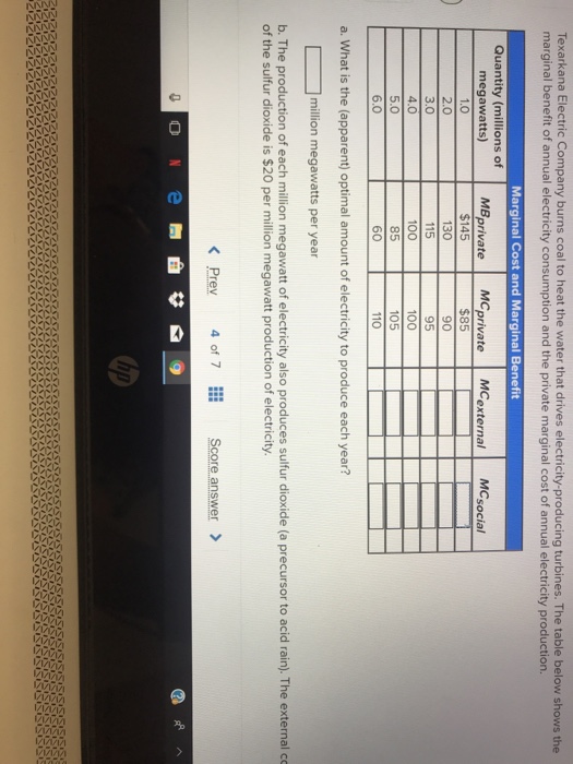 Solved Texarkana Electric Company burns coal to heat the