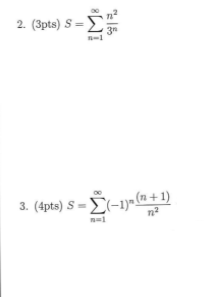 Solved Problem Six (10 Pts): Determine Whether The Following | Chegg.com