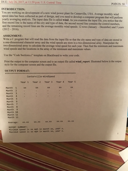 Solved Please help on this c program . Provide variables in | Chegg.com