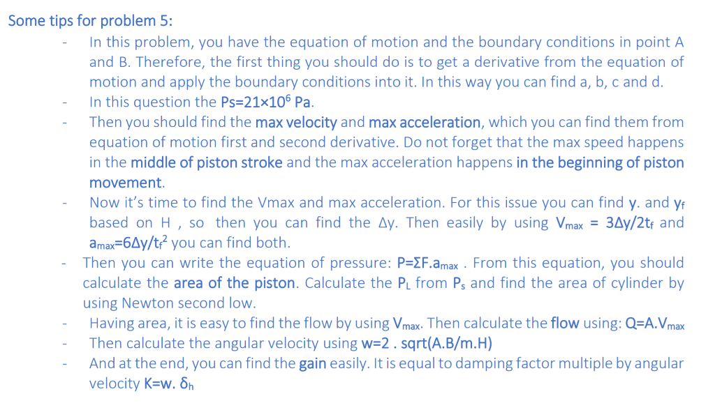 Solved 5. By the Electrohydraulic position servo shown below | Chegg.com
