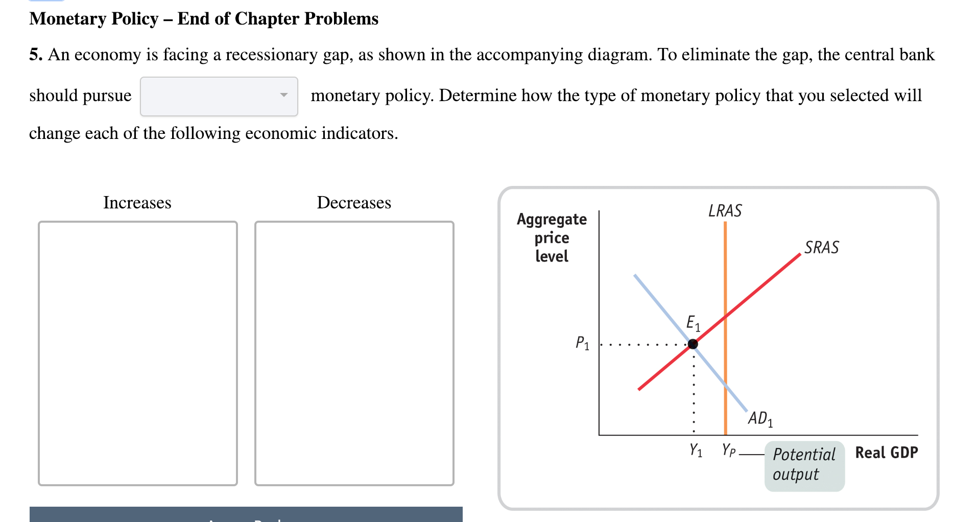 Solved Monetary Policy – End Of Chapter Problems 5. An | Chegg.com