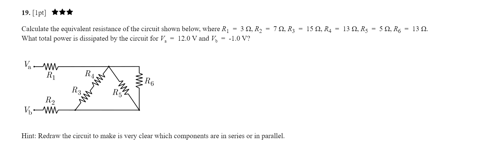 Solved Calculate the equivalent resistance of the circuit | Chegg.com