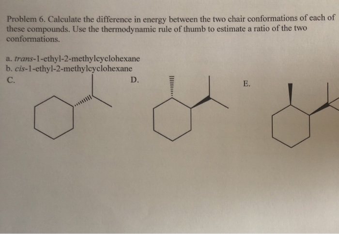 Solved Calculate The Difference In Energy Between The Two