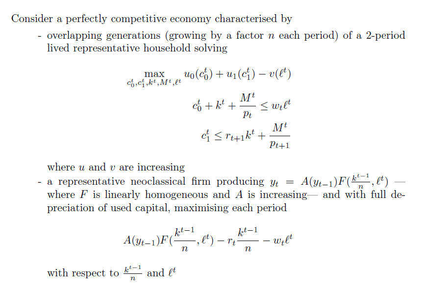 Consider a perfectly competitive economy | Chegg.com