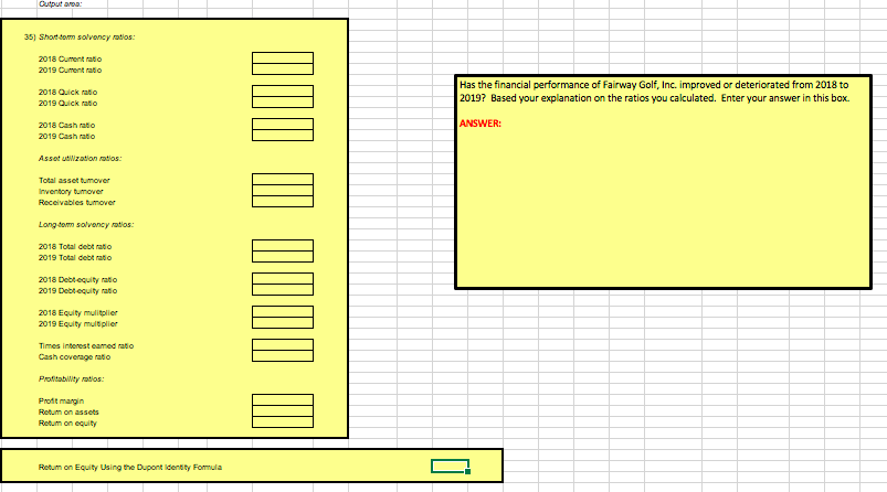 The following Excel worksheet tabs contain the | Chegg.com